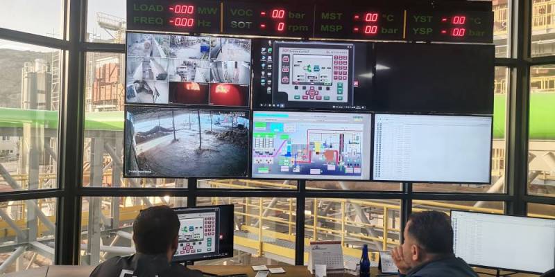 Ecogreen Enerji Holding A.Ş. Biokütle sahasına yapılan videowall tv izleme sistemleri,