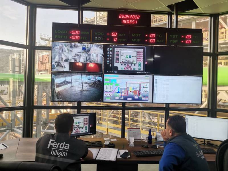 Ecogreen Enerji Holding A.Ş. Biokütle sahasına yapılan videowall tv izleme sistemleri,